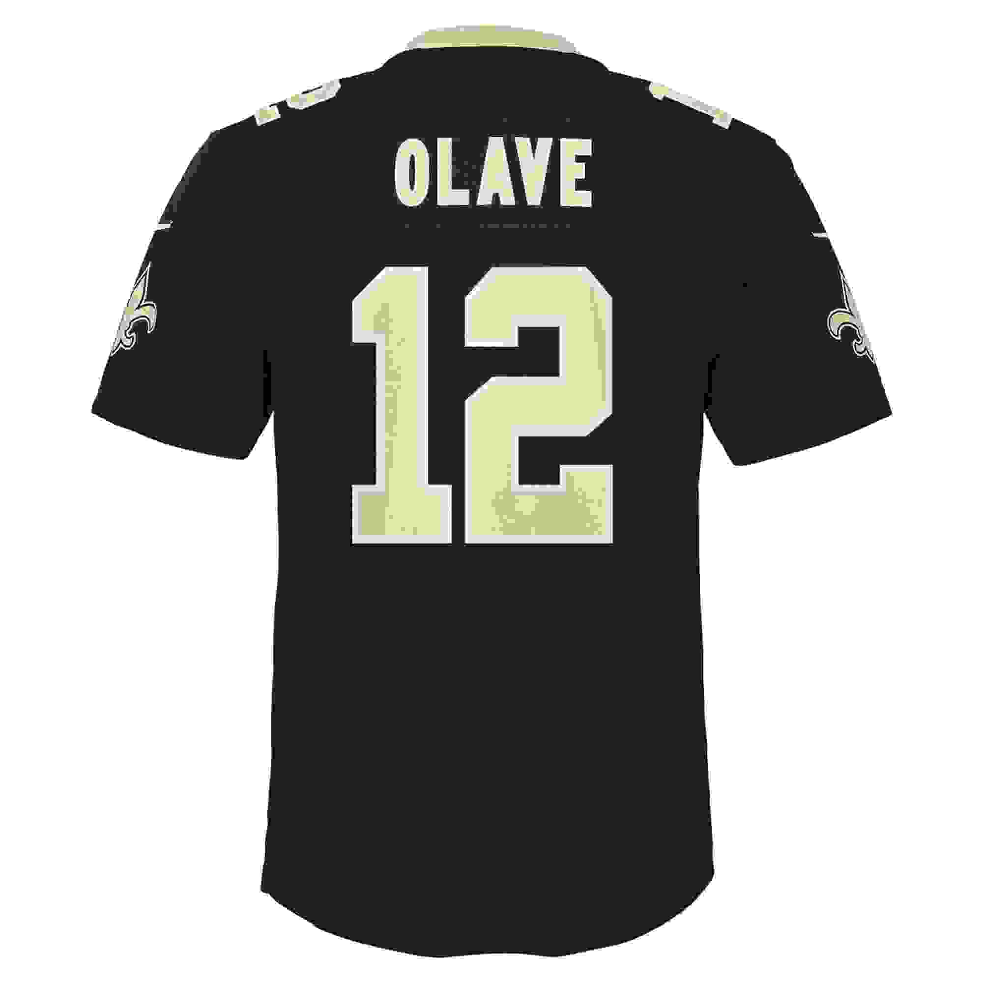 Nike New Orleans Saints '24 Chris Olave Game Big Kids' Black Jersey